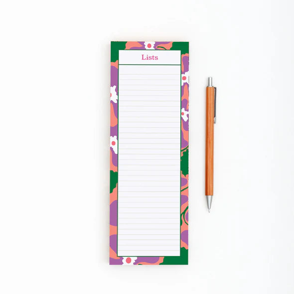 List Pad - Blumen - Pansy