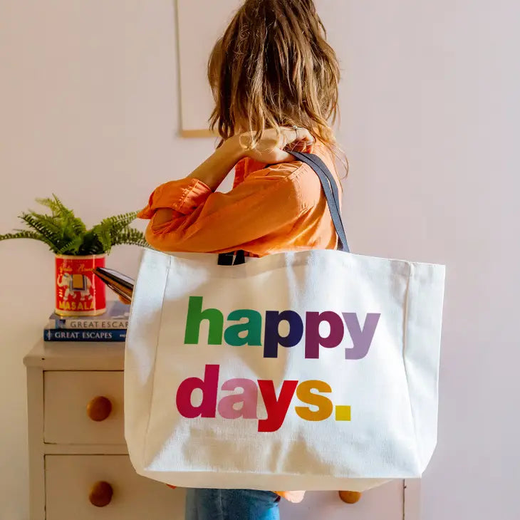 Happy Days Large Tote Bag image 0