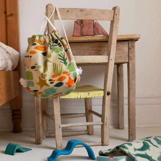 Under the Sea Drawstring Bag