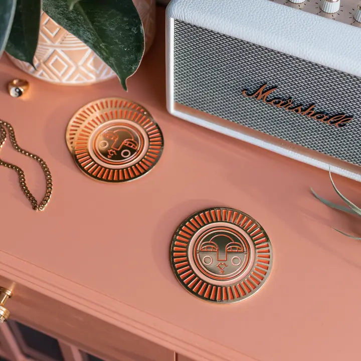 Sol Coaster in Peach