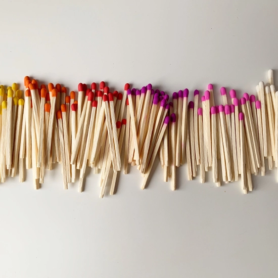 Luxury Rainbow Matches & Bottle image 1