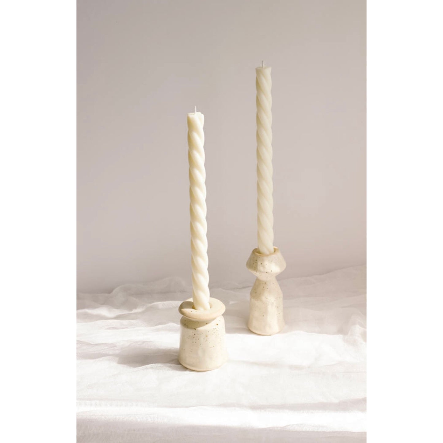 Natural Twisted Candle image 1