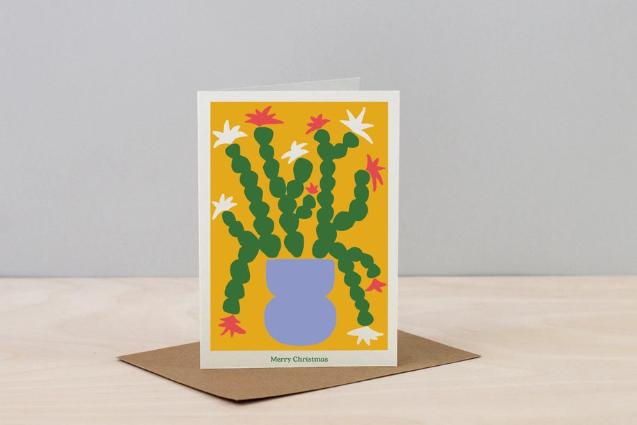 Christmas Plants Multipack of 6 Greeting Cards