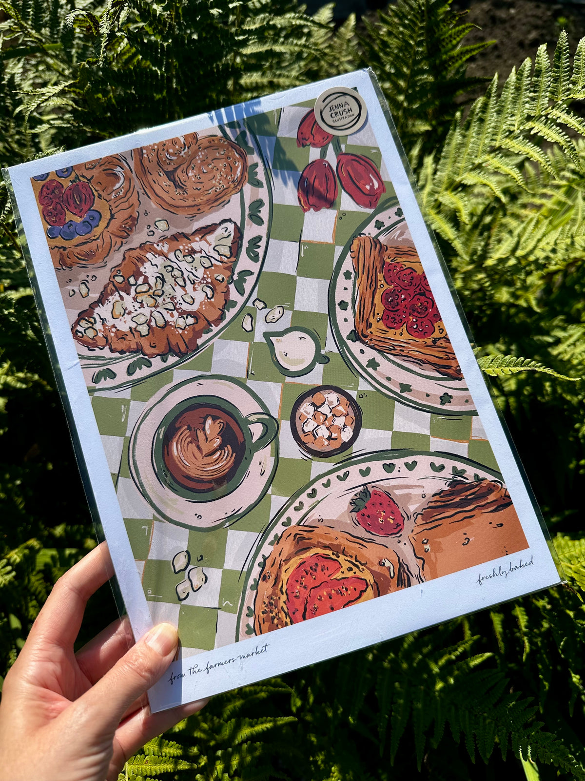 Freshly Baked A4 Art Print