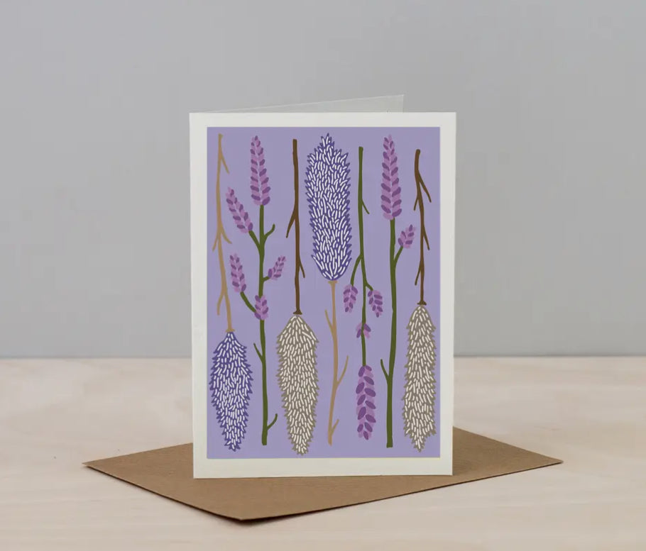 All Occasions Greeting Card - Dried Flowers (Lilac)