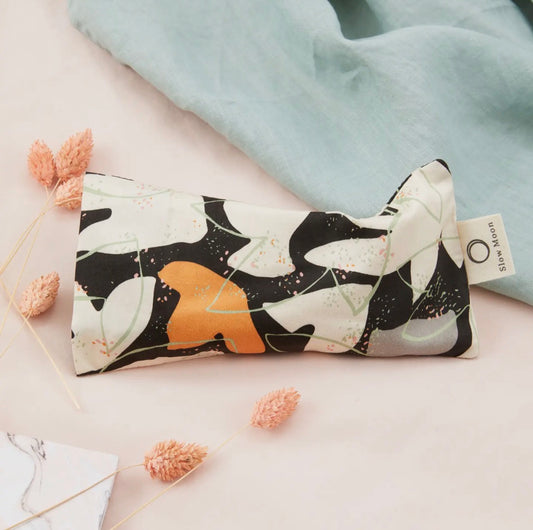 Organic Cotton Eye Pillow - Cosmos Print
