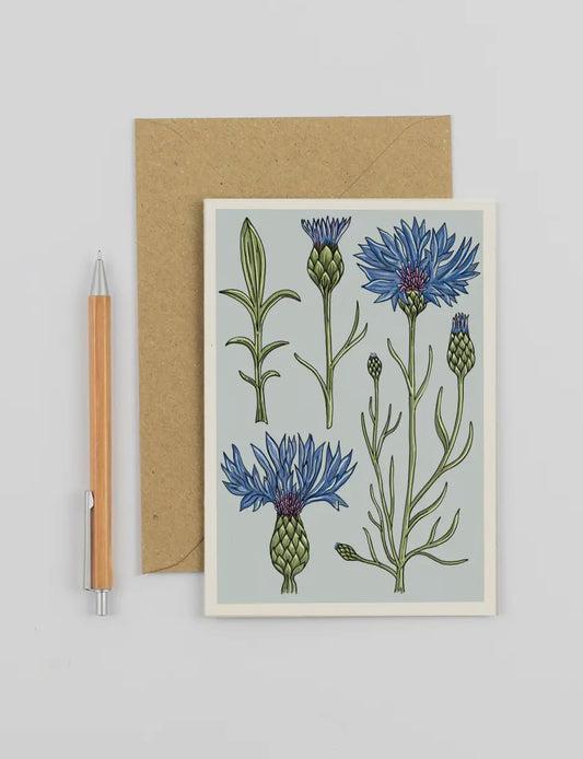 All Occasions Greeting Card - Vintage Cornflower