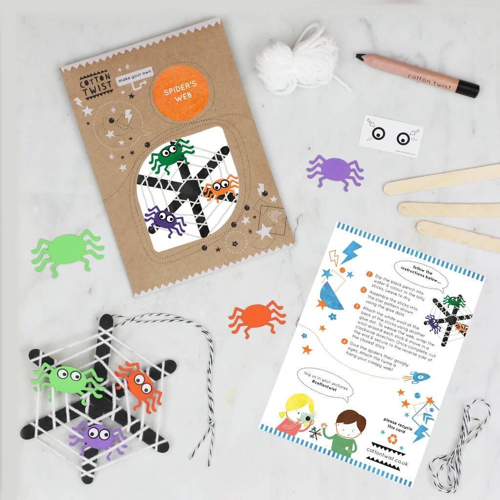 Make Your Own Spider's Web Activity Pack