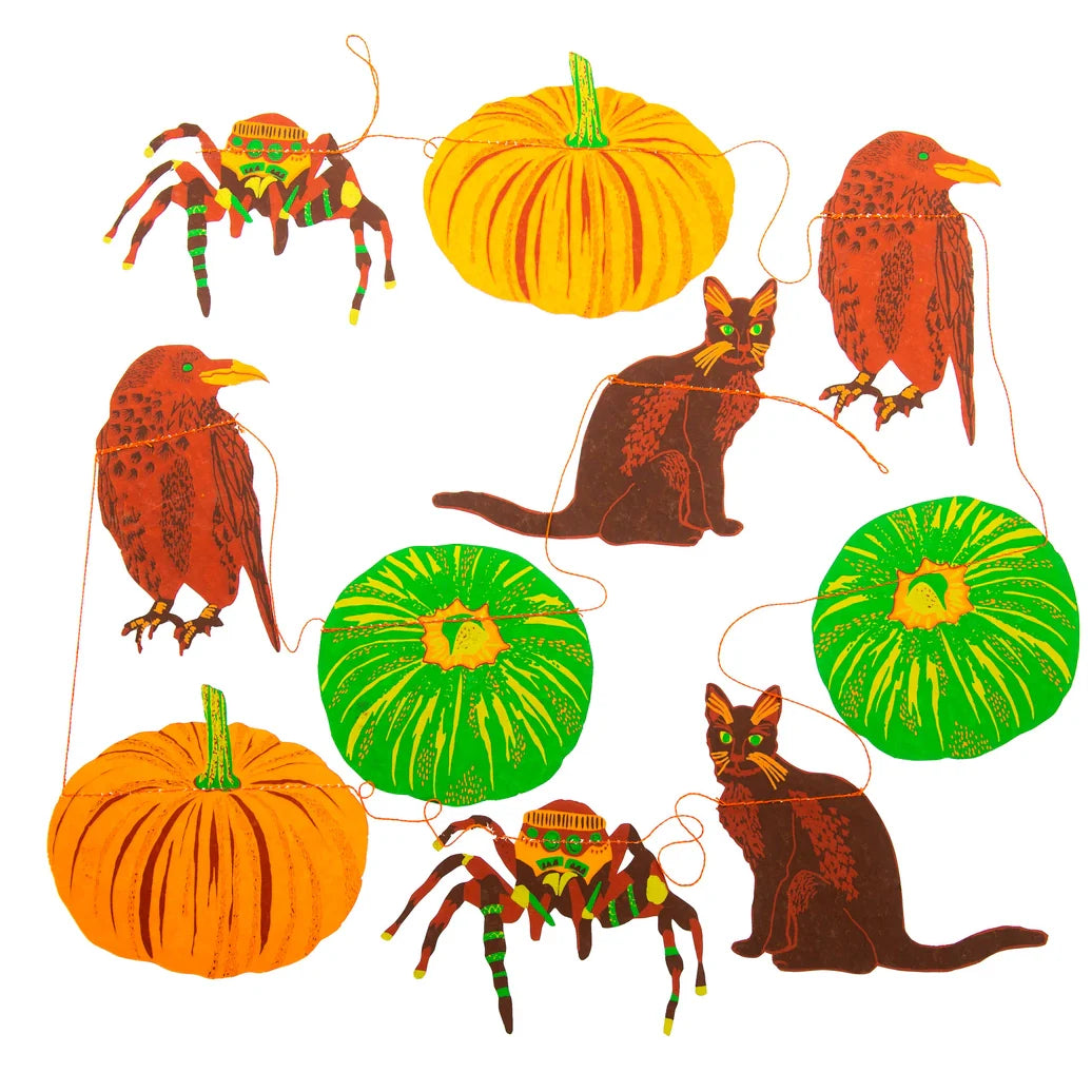 Autumn/Halloween Sewn Garland