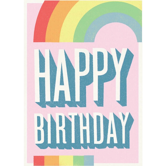 Happy Birthday Rainbow Greeting Card image 0